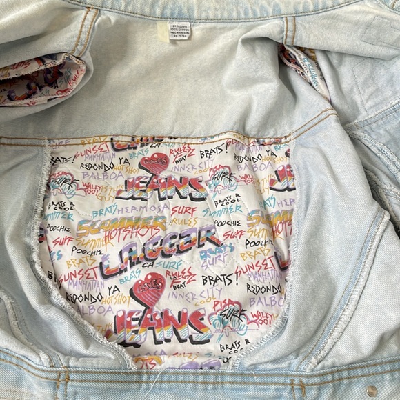 LA GEAR  Jean Jacket with rhinestones - Picture 15 of 16